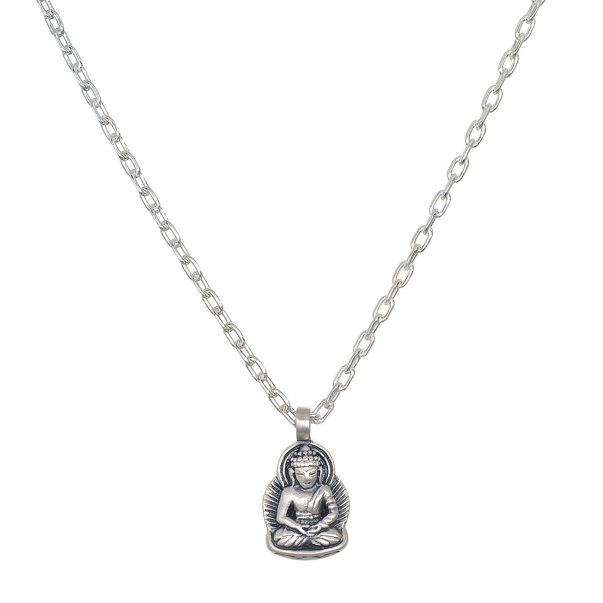 Mens hot sale buddha necklace