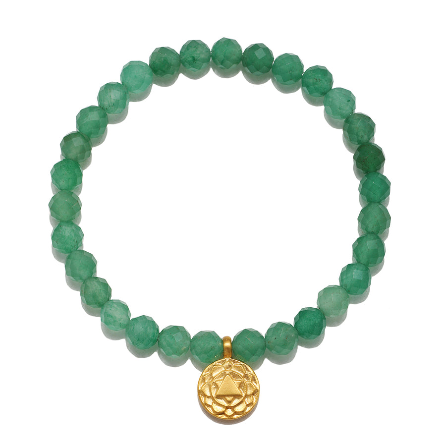 Heart Chakra Aventurine Stretch Bracelet