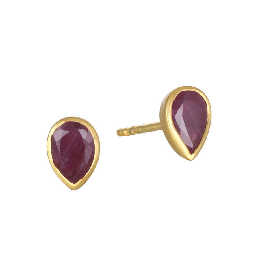 All Love Garnet Stud Earrings