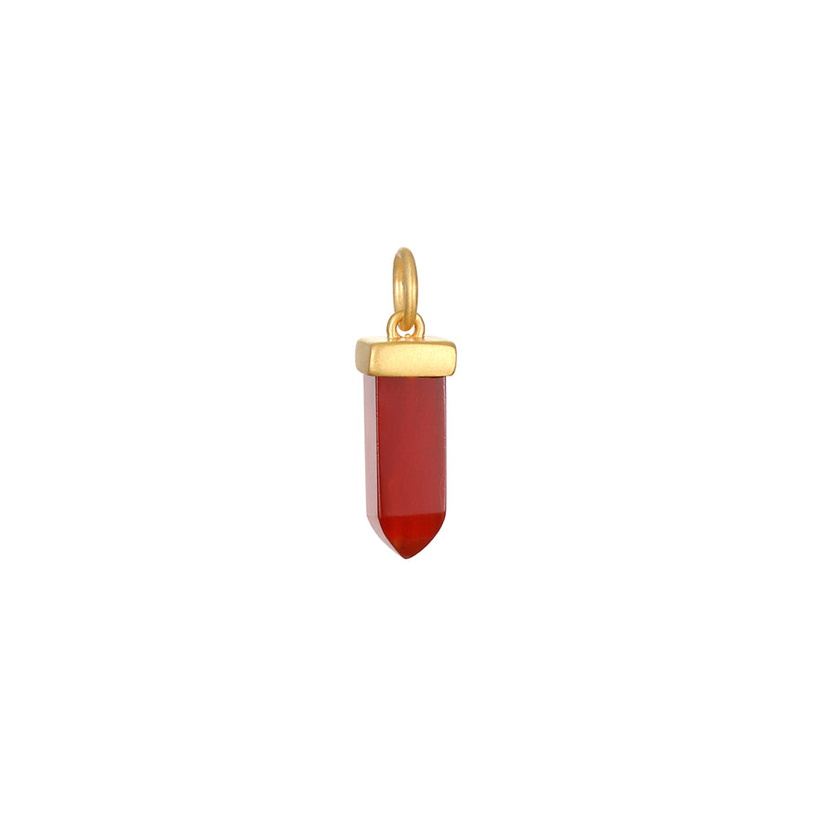 Stay Grounded Red Onyx Charm