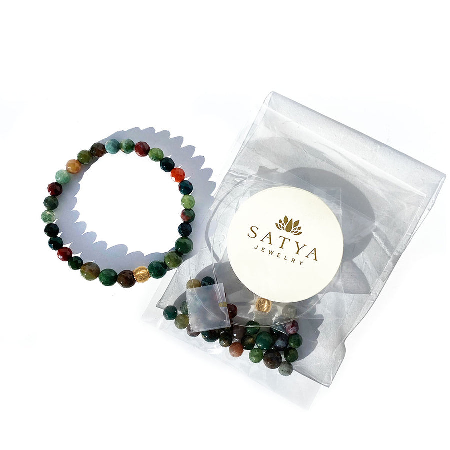 Ignite Creativity & Love Fancy Jasper Bracelet Mala & Book Kit