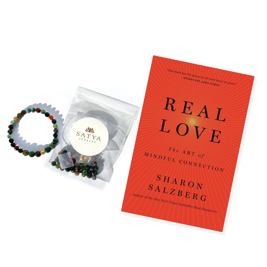 Ignite Creativity & Love Fancy Jasper Bracelet Mala & Book Kit