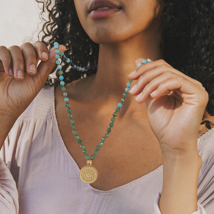 Precious Insight Upper Chakra Mala