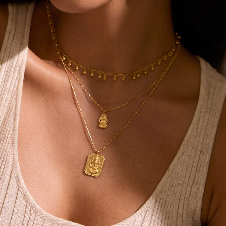 Favored by Fortune Ganesha Necklace