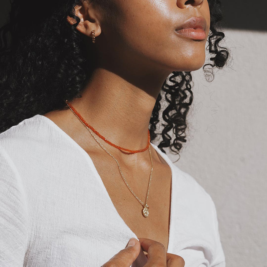 Awaken Creativity Carnelian Sacral Chakra Choker