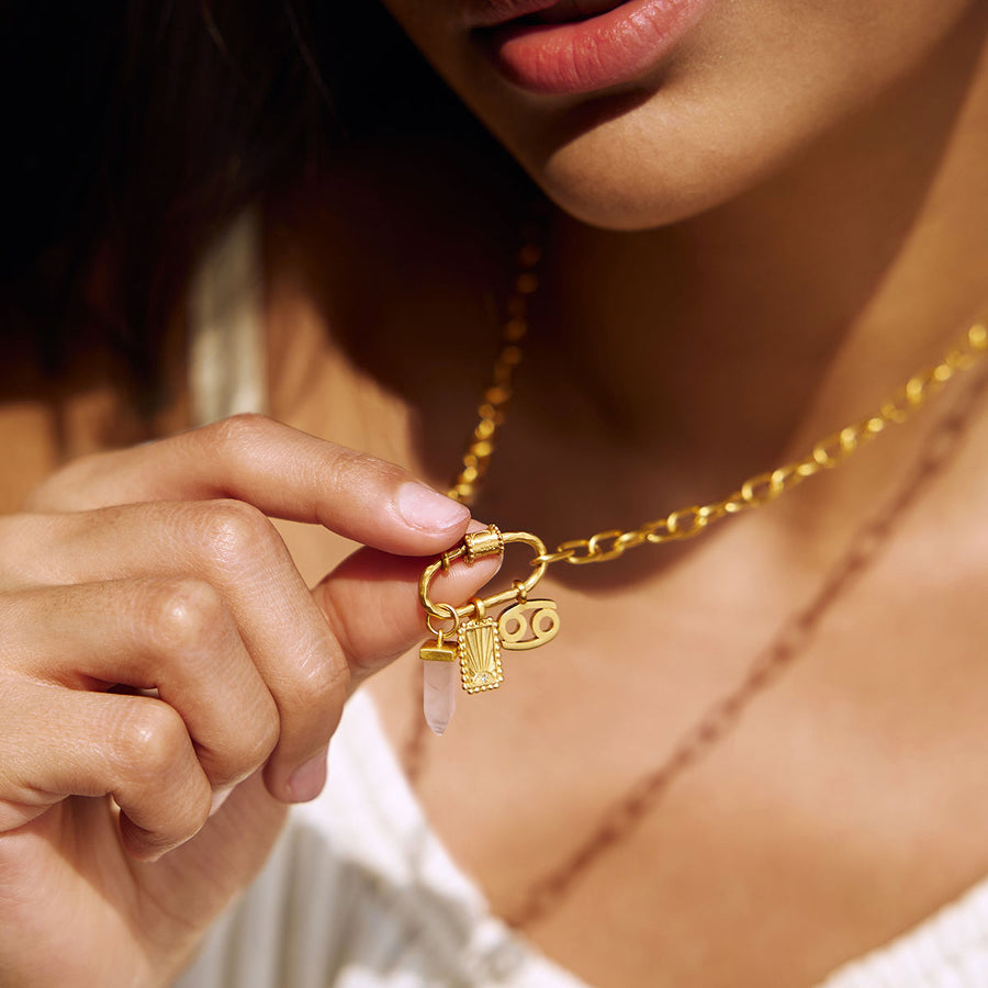 Heal your Heart Rose Quartz Dagger Charm